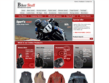 Tablet Screenshot of biker-stuff.com